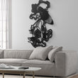 Mystic Kitsune Geisha Metal Wall Art