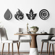 Four Elements Metal Wall Art