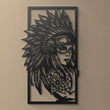 Apache Woman Metal Wall Art