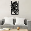 Apache Woman Metal Wall Art