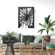 Gothic Style Spider Web Metal Wall Art