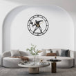 Banksy Metal Wall Clock