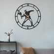 Banksy Metal Wall Clock