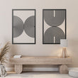 Bohemian Mid Century Modern Metal Wall Art Set