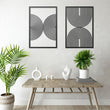 Bohemian Mid Century Modern Metal Wall Art Set