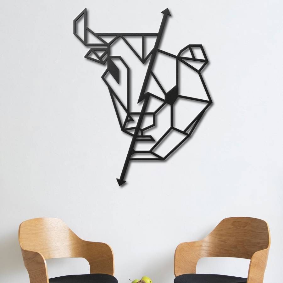 Bull and Bear Metal Wall Art