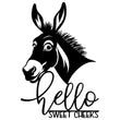 "Hello Sweet Cheeks" Bathroom Metal Wall Art