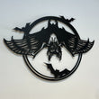 Gothic Bats Metal Wall Art