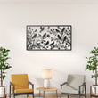 Birds Perched on Tree Branches Metal Wall Art