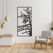 Birds on Tree Branches Metal Wall Art