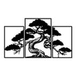 Bonsai Tree Metal Wall Art