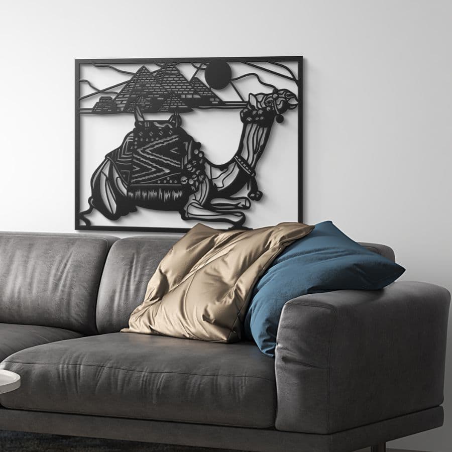 Camel Metal Wall Art