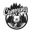 Camping Metal Wall Art