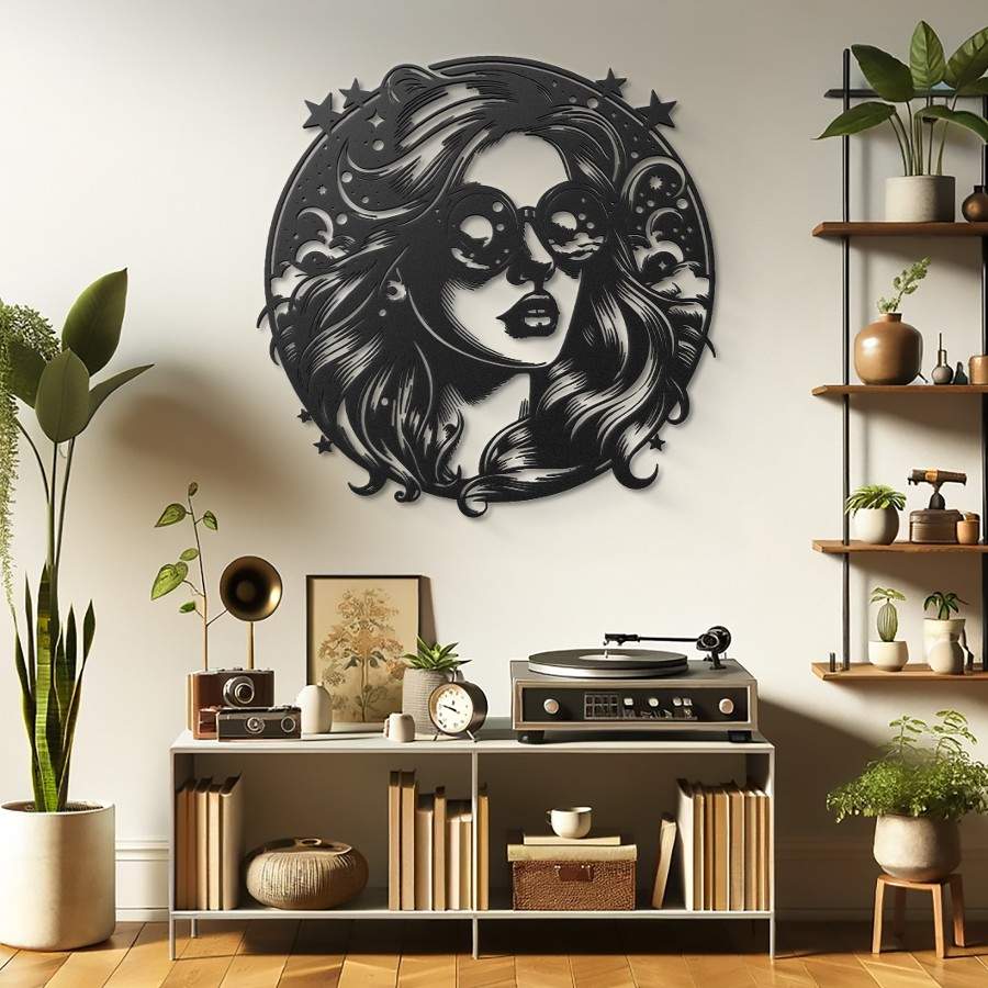 Celestial Beauty Metal Wall Art