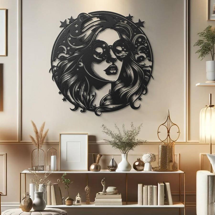 Celestial Beauty Metal Wall Art