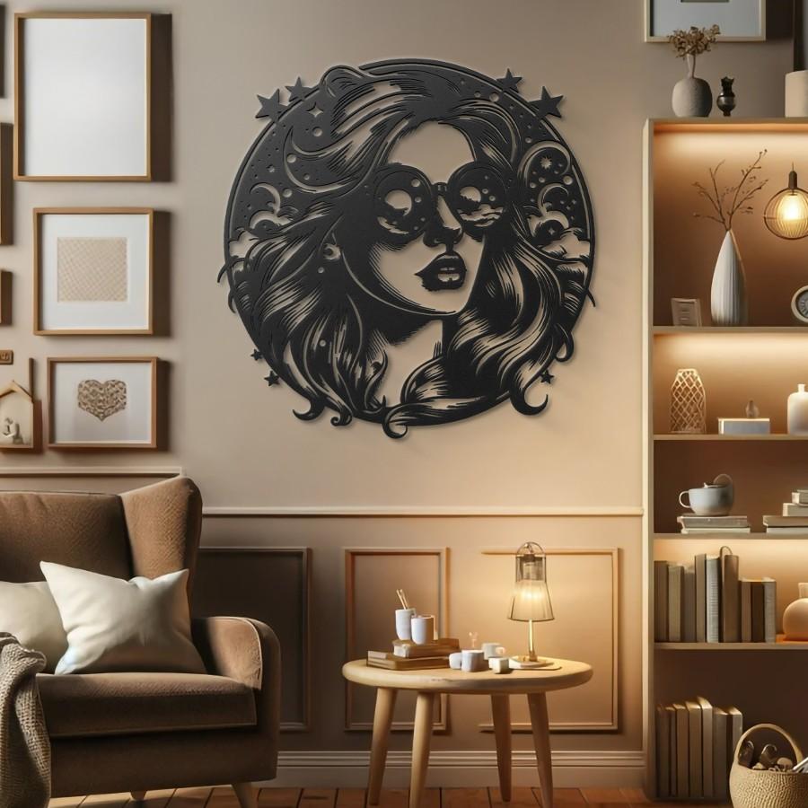 Celestial Beauty Metal Wall Art