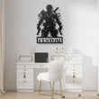 Custom Armed Soldier Metal Wall Art