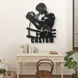 Custom Boxer Training Metal Wall Art