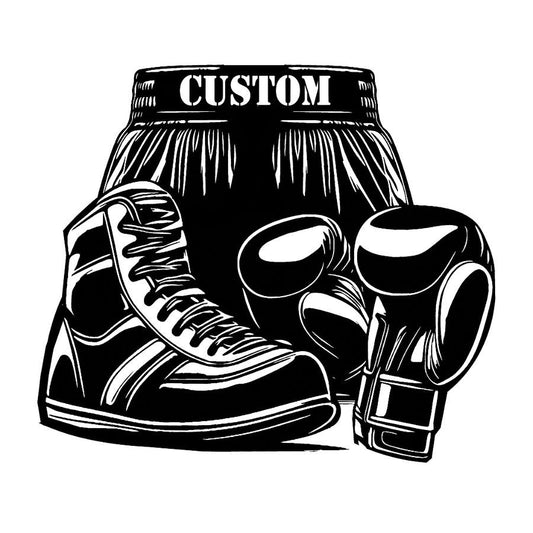 Custom Boxing Short Metal Wall Art