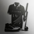 Custom Cricket Gear Metal Wall Art