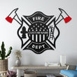 Custom Fire Departmant Metal Wall Sign