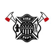 Custom Fire Departmant Metal Wall Sign