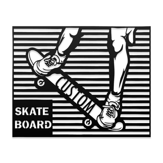 Custom Gift for Skaters Metal Wall Sign