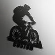 Custom Mountain Biker Metal Wall Art