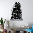 Custom Pirate Ship Metal Wall Art