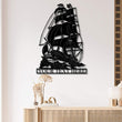 Custom Pirate Ship Metal Wall Art