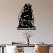 Custom Pirate Ship Metal Wall Art