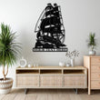 Custom Pirate Ship Metal Wall Art