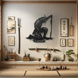 Custom Samurai Metal Wall Art