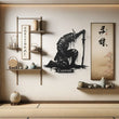 Custom Samurai Metal Wall Art