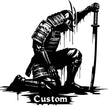 Custom Samurai Metal Wall Art