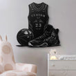 Customizable Basketball Jersey Metal Wall Art