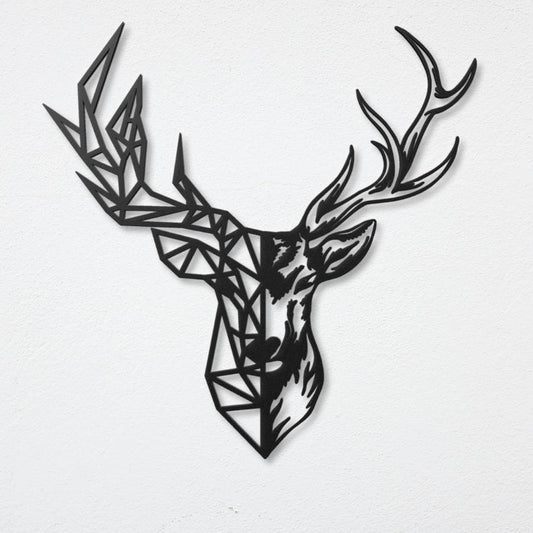 Deer Head Metal Wall Art