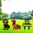 Dachshunds Custom Metal Dog Portrait