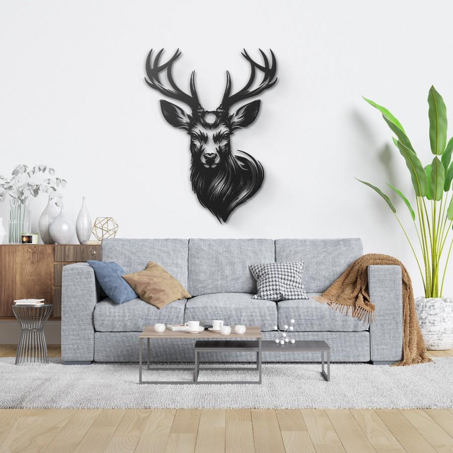 Majestic Deer Metal Wall Art