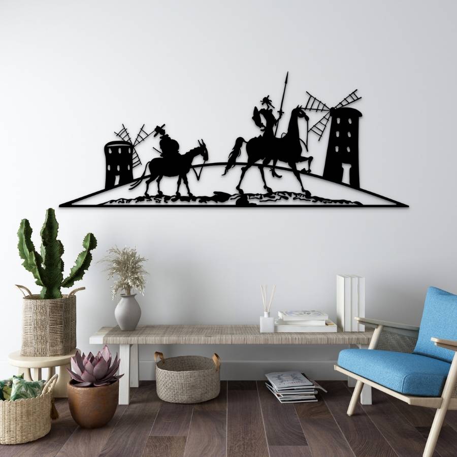 Don Quixote Metal Wall Art Decor