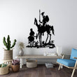 Don Quixote and Sancho Panza Metal Wall Art Decor