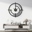 Elegant Efficiency Metal Wall Clock