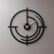 Elegant Efficiency Metal Wall Clock