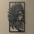 Female Tribe Chief Metal Wall Art