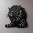 Ferocious Tiger Metal Wall Art