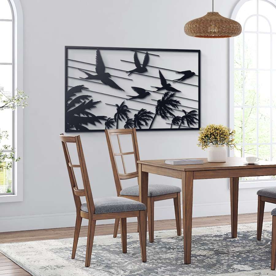 Flying Birds Metal Wall Art