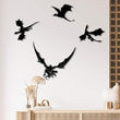 Flying Dragons Metal Wall Art