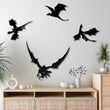 Flying Dragons Metal Wall Art