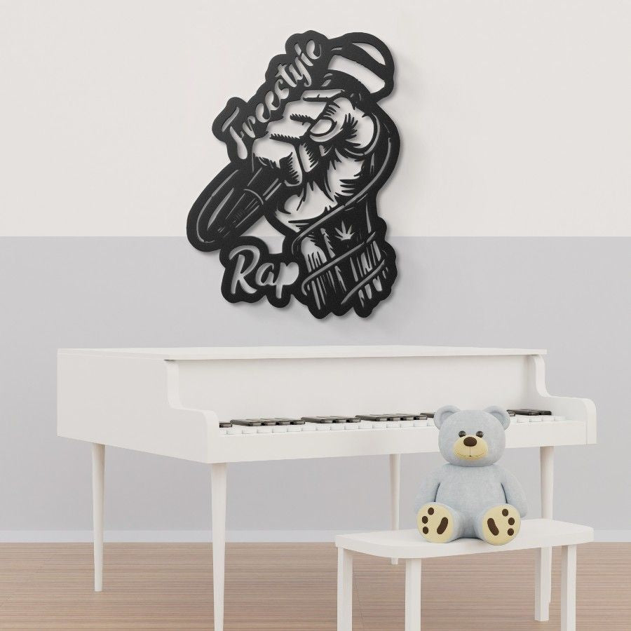 Freestyle Rap Metal Wall Art