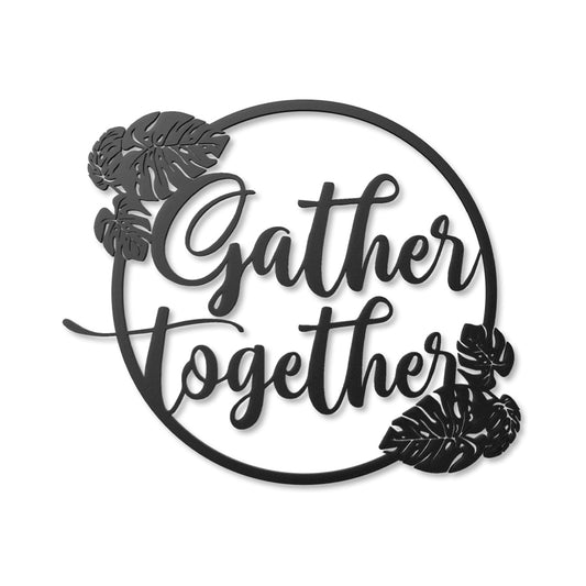Gather Together Metal Wall Art Decor